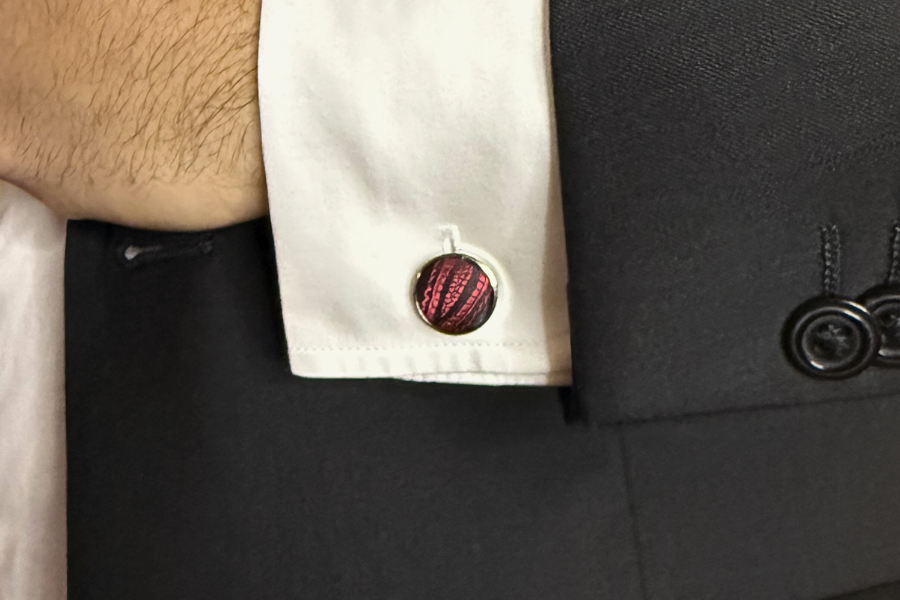 Boutons de Manchette Bordeaux Impérial - Gentlemen's Code