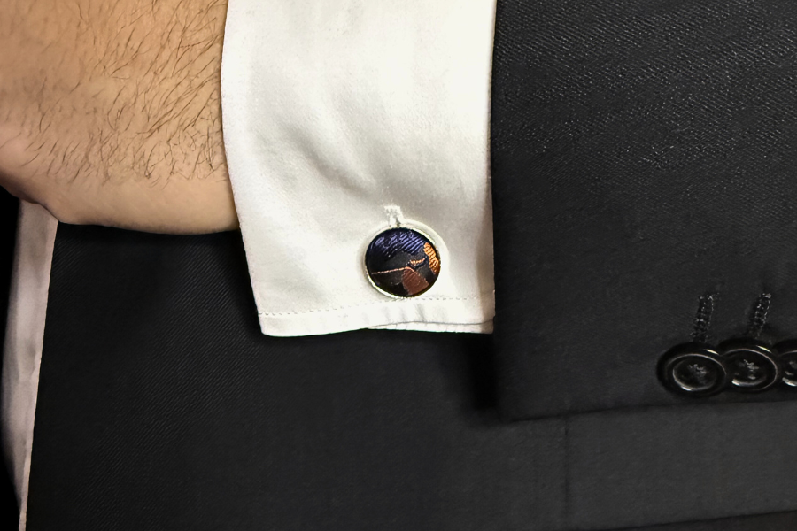 Boutons de Manchette Nocturne Royale - Gentlemen's Code