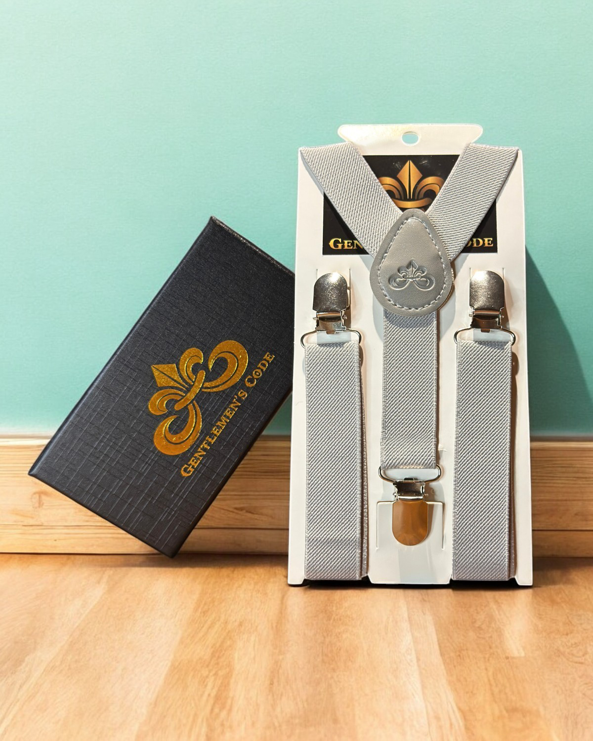 Bretelles Petit Gentleman Argent - Gentlemen's Code