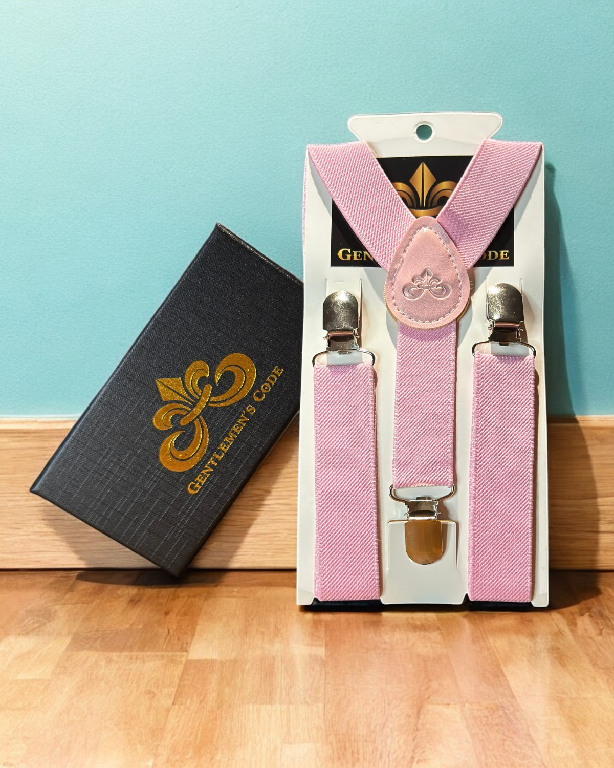 Bretelles Petit Gentleman Rose Pastel - Gentlemen's Code