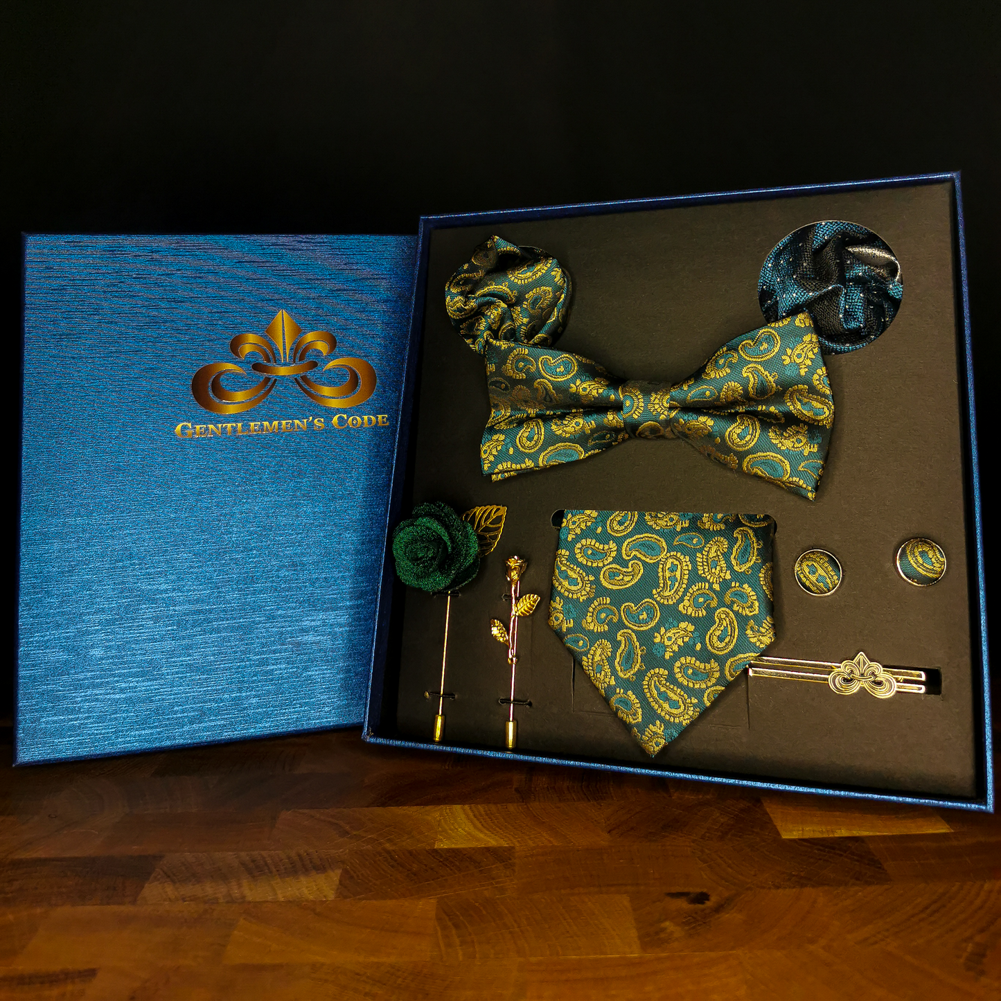 Coffret Gentlemen's Code Vert Pin à Motif - Gentlemen's Code