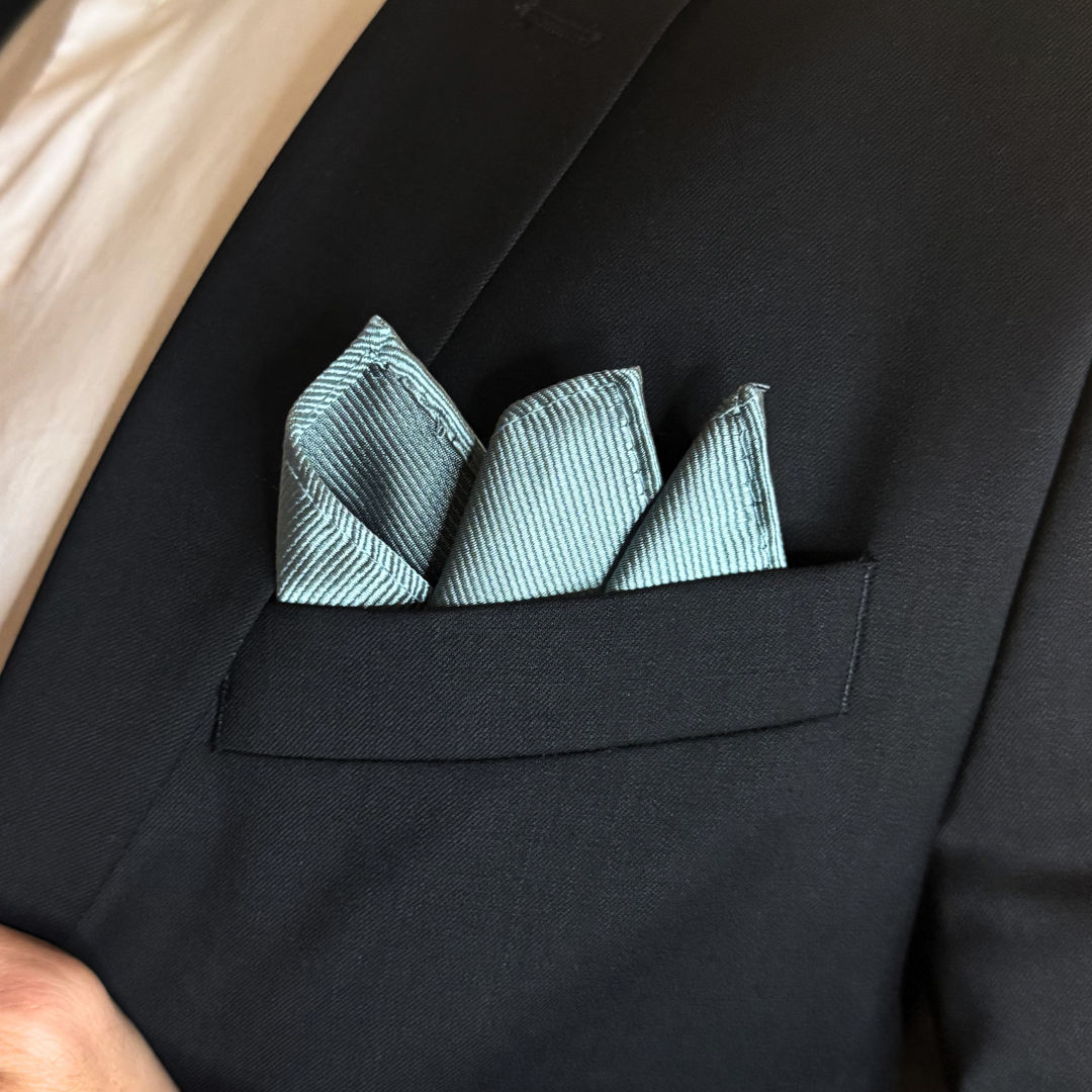 Mouchoir de poche Vert Argenté - Gentlemen's Code