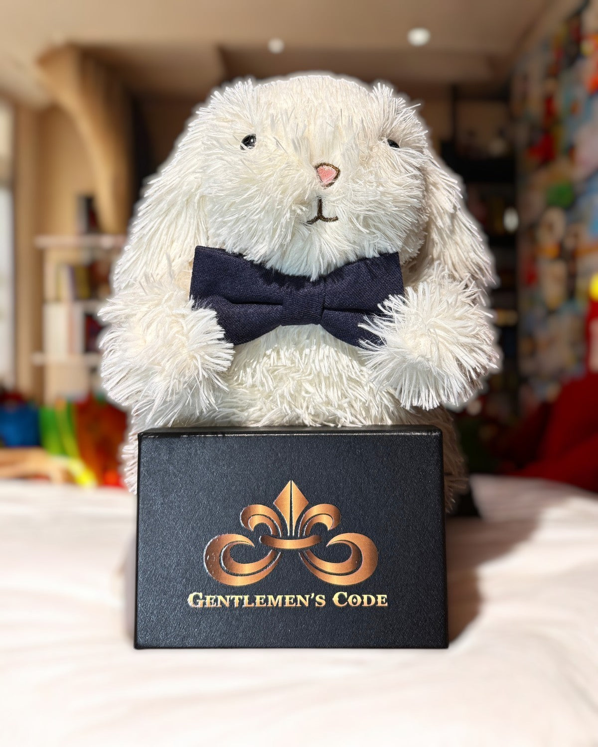 Nœud Papillon Petit Gentleman Coton Gris