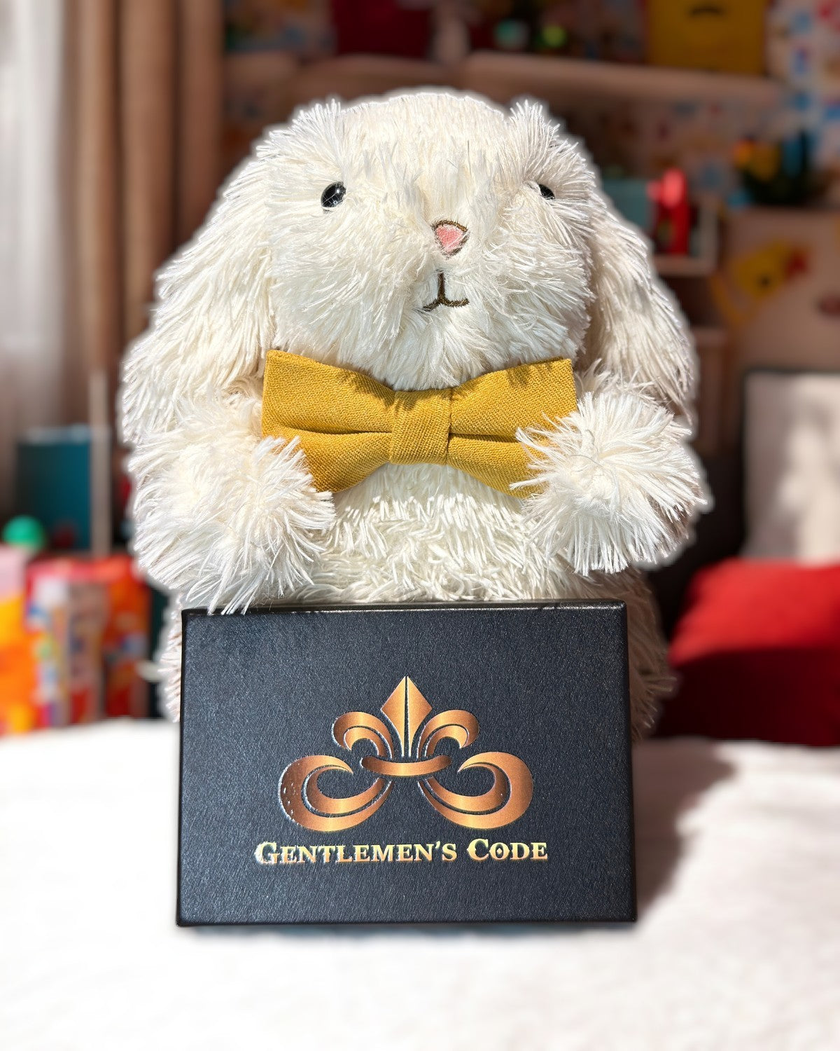 Nœud Papillon Petit Gentleman Coton Jaune