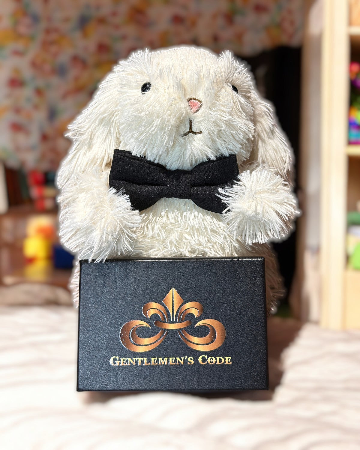 Nœud Papillon Petit Gentleman Coton Noir