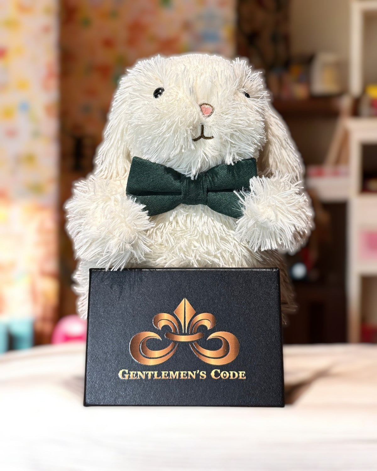 Nœud Papillon Petit Gentleman Coton Vert Forêt