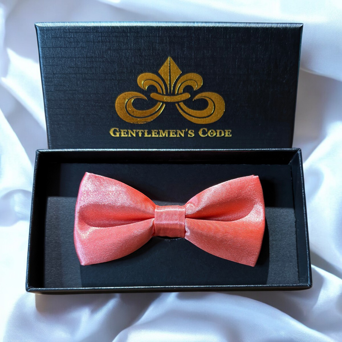 Nœud Papillon Petit Gentleman Satiné Cerise