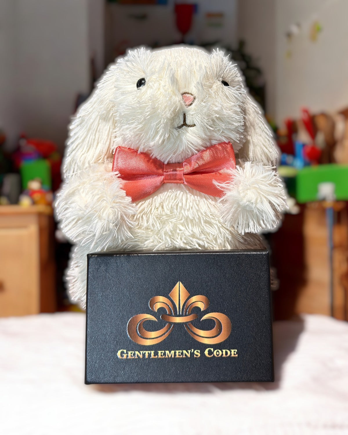 Nœud Papillon Petit Gentleman Satiné Cerise