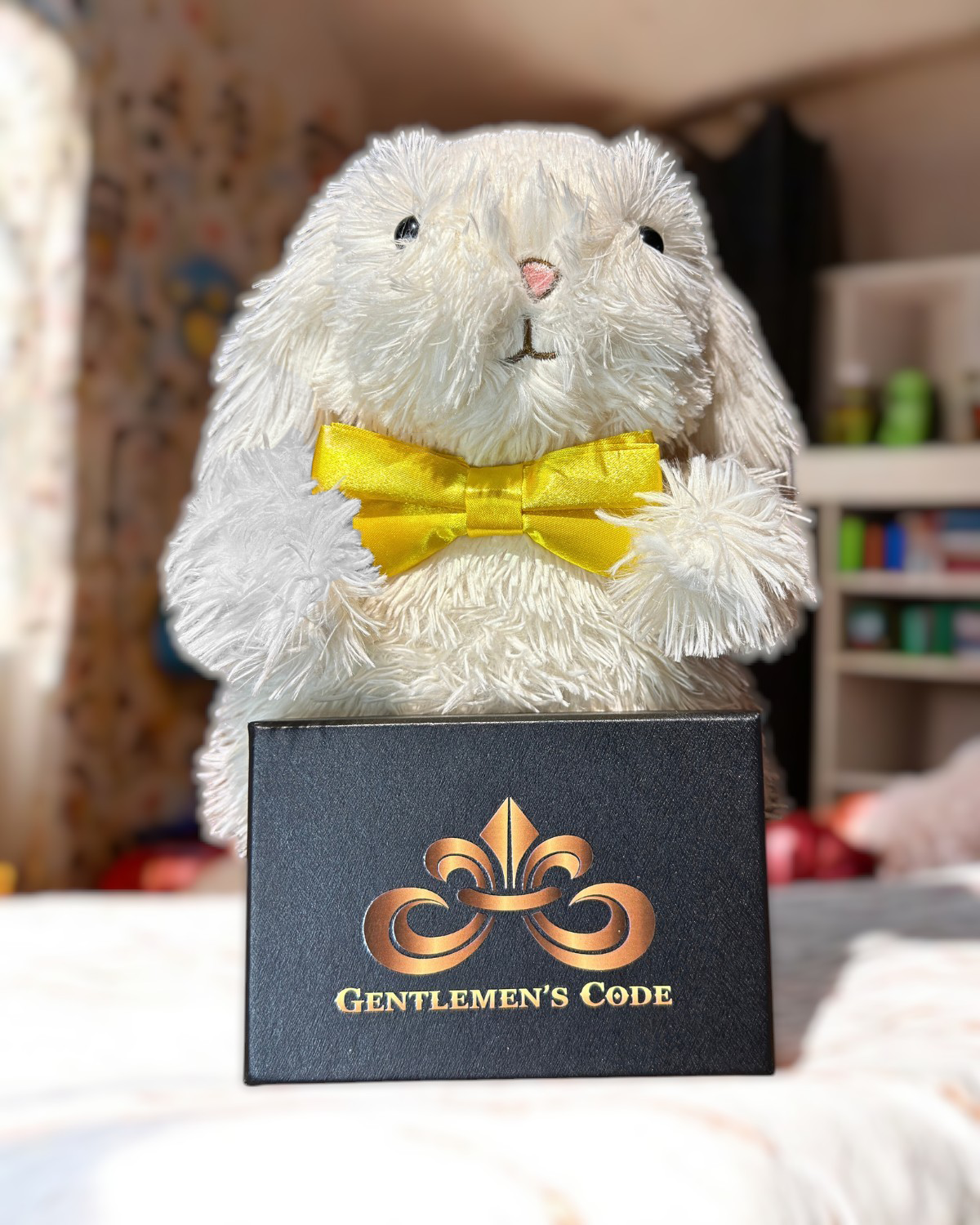 Nœud Papillon Petit Gentleman Satiné Jaune