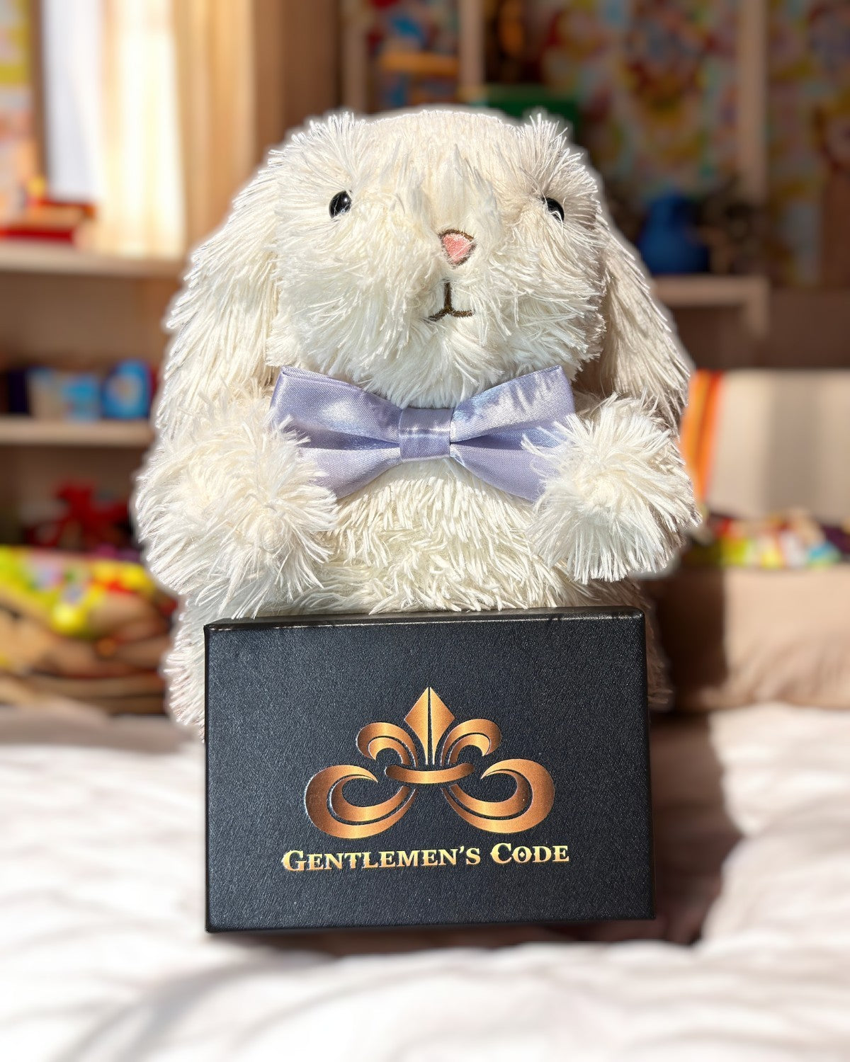 Nœud Papillon Petit Gentleman Satiné Mauve Pastel