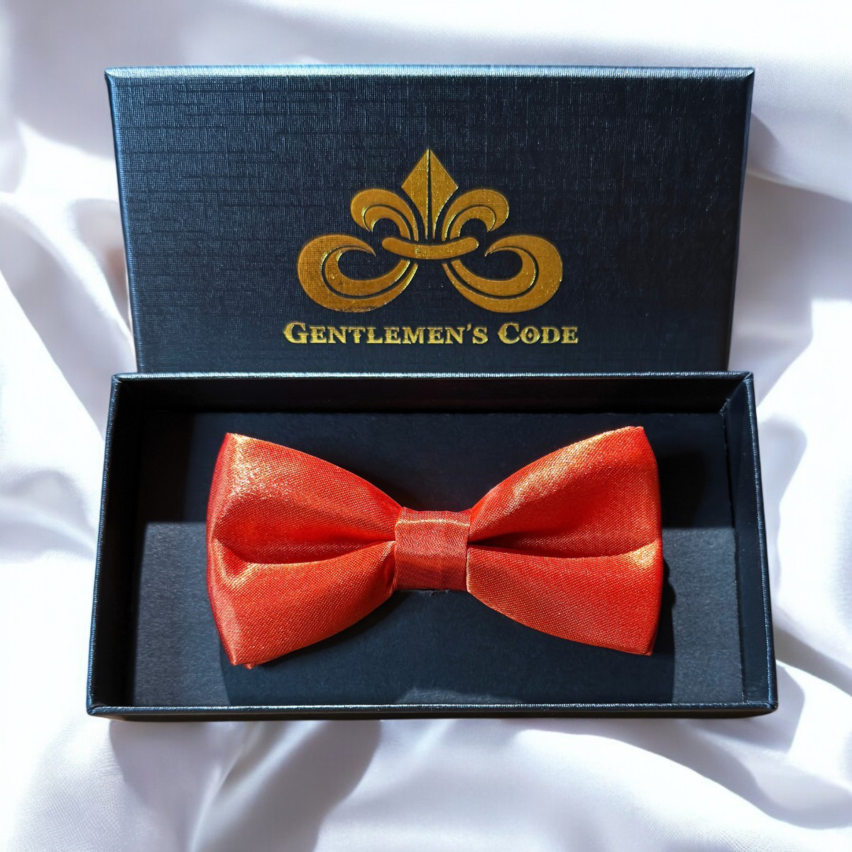 Nœud Papillon Petit Gentleman Satiné Rouge