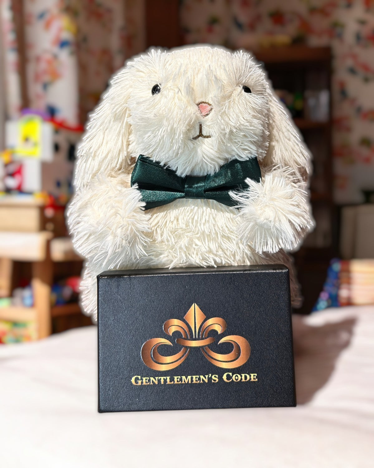 Nœud Papillon Petit Gentleman Satiné Vert Forêt