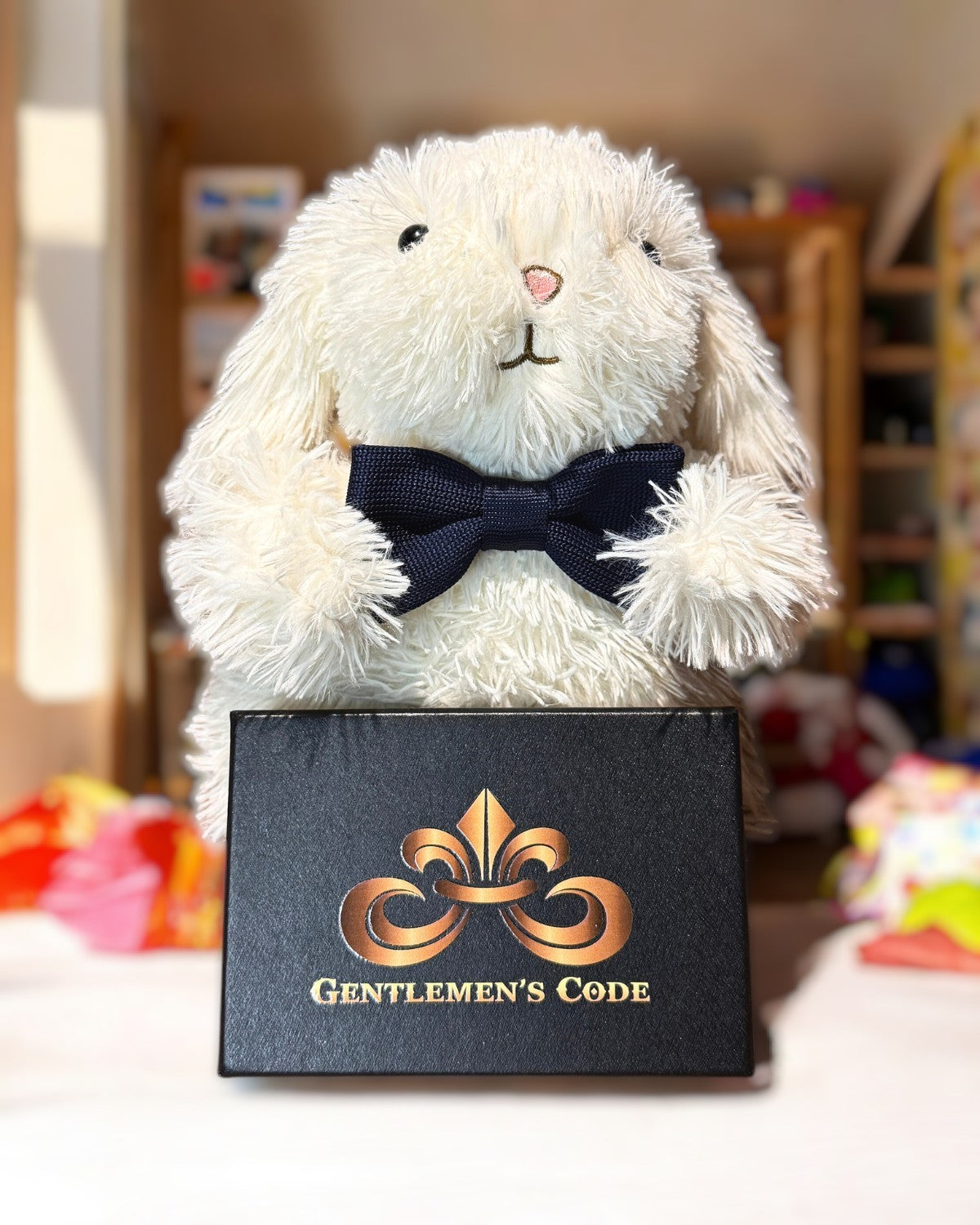 Nœud Papillon Petit Gentleman Tricot Bleu Marin