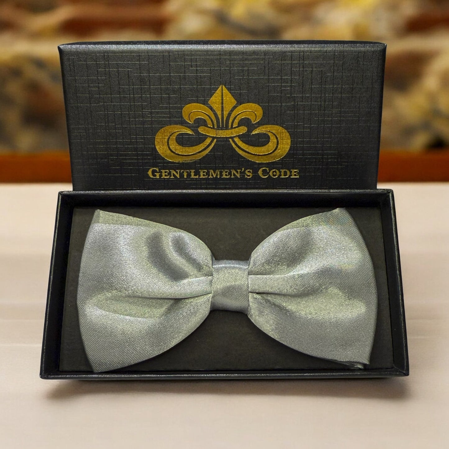 Nœud Papillon Satiné Gris - Gentlemen's Code