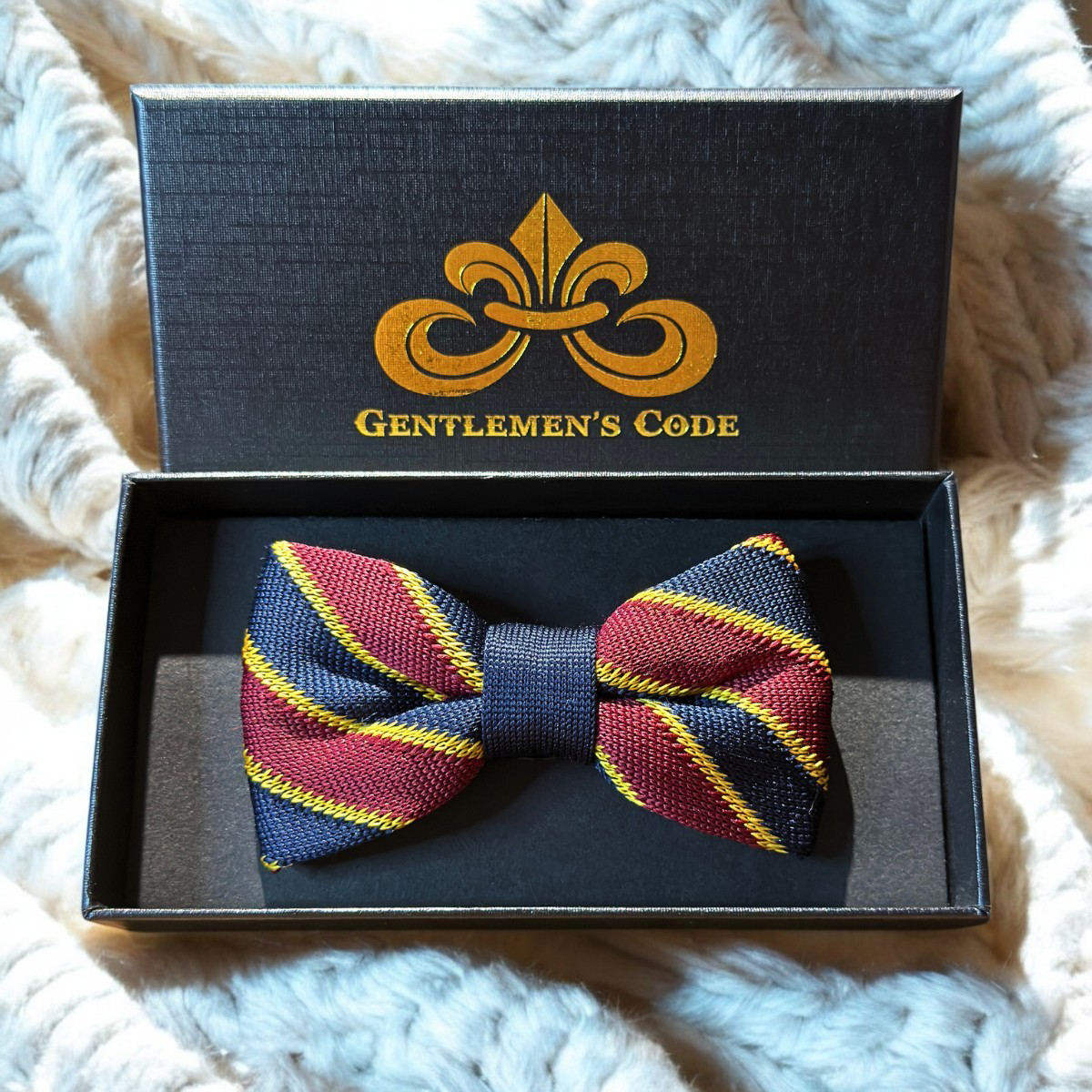Nœud Papillon Petit Gentleman Tricot Gryffondin