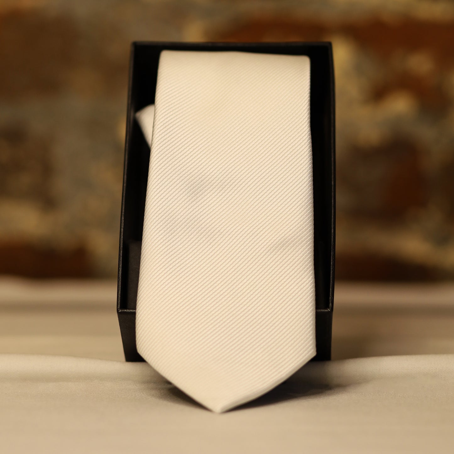 Cravate unie Blanche - Gentlemen's Code