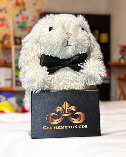 Nœud Papillon Petit Gentleman Satiné Noir