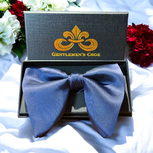Butterfly Satiné Bleu Marin - Gentlemen's Code