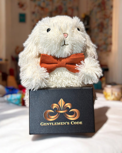 Nœud Papillon Petit Gentleman Coton Orange