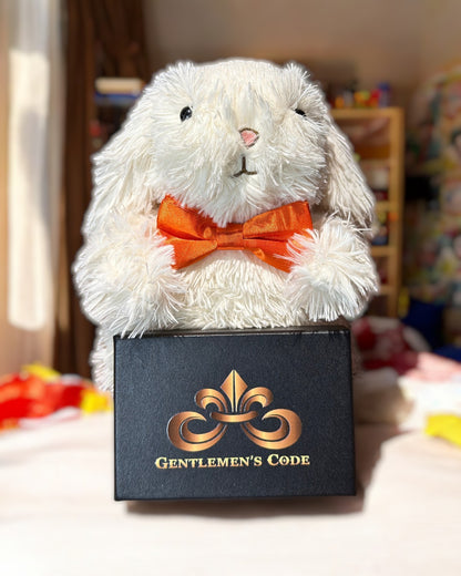 Nœud Papillon Petit Gentleman Satiné Orange