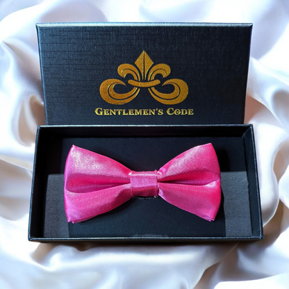 Nœud Papillon Petit Gentleman Satiné Rose