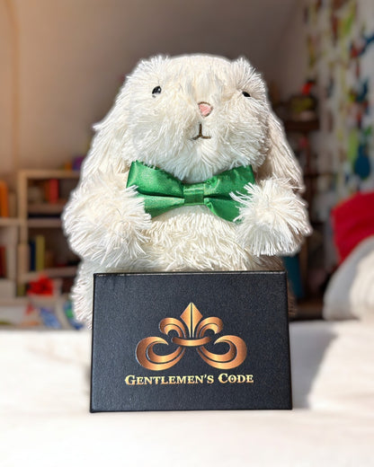 Nœud Papillon Petit Gentleman Satiné Vert